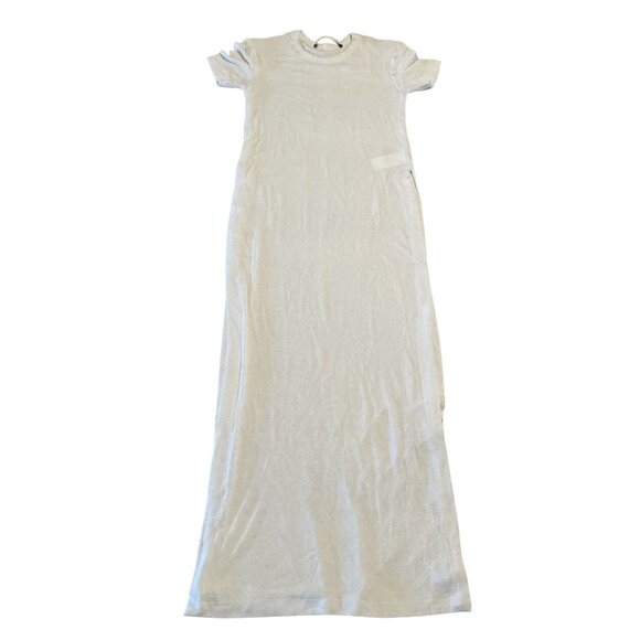 Rosetta Getty Short Sleeve T-Shirt Side Slit Midi Dress Women's Small S - Picture 1 of 6